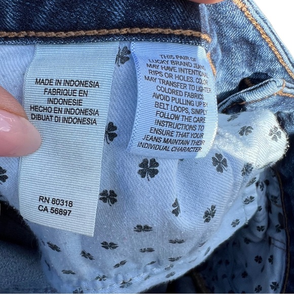 Lucky Brand Lolita Boot Dark Wash Jeans Size 0 - Picture 6 of 9